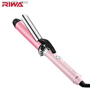 Curling Irons Riwa wet dry curly hair soup with 38mm bucket hairstyle temperature control iron Q240425