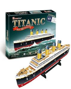 3D Puzzles Dzieci Dorośli Puzzle dla dorosłych Nauka edukacji zwiastun mózgu Zabaw Titanic Ship Model Games Jigsaw Y2004138381345