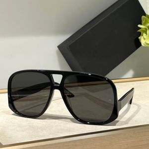 Übergroße Wickel Sonnenbrille glänzende schwarze/dunkle Gey -Linsen 652 Frauen Männer Sommer Sonnenbrillen Sonnenbrille Modentöne Uv400 Eyewear