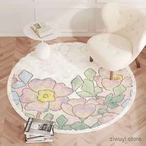 Carpets French Retro Carpets for Living Room Nordic Bedroom Decor Oil Painting Carpet Fluffy Soft Lounge Rug Large Area Plush Floor Mat