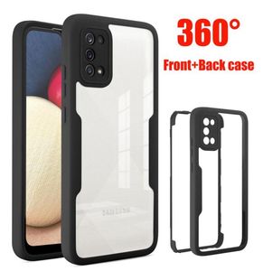 Case del telefono anteriore e posteriore del 360 anteriore e posteriore per Samsung S22 S21 A13 A33 A53 A73 A32 A42 A52 A72 Antidrop Protective CO1268973