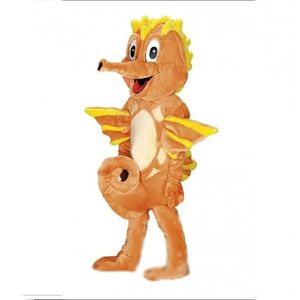 2024 Hot Sales Seahorse Mascot Costume Suit Halloween Party Game Dress Outfit Performance Activity Sales Promotion