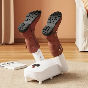 Secadores de sapatos dobráveis secador de sapatos elétricos Máquina de secagem automática Autooff carregamento USB Séia de tempo inteligente Sé mais para tênis de botas