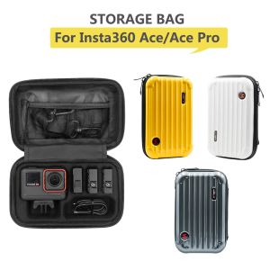 Tillbehör Liten förvaringsväska för Insta360 Ace Pro PC Hard Case Handbag Protective Box Sportkamera för Insta360 Ace Accessories