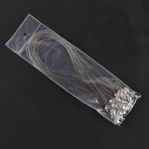 Nålar 50 stycken Hållbar 25 cm längd Nano Ring Threader Tools Micro Ring Loop Pulling Tools hårförlängningsverktyg
