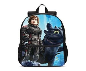 Rucksack -Rucksäcke für Jungen Mädchen Cartoon Wie man Ihre Dragon Night Fury Printing School Tasche Teenage Kinder Bücher Mochila Esc9362415 trainiert