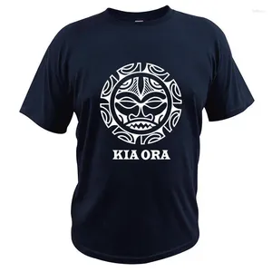 Herr t skjortor cool kia ora kultur skjorta maori symbol zealand hälsningar t-shirt bomull mjuk trasa hög kvalitet