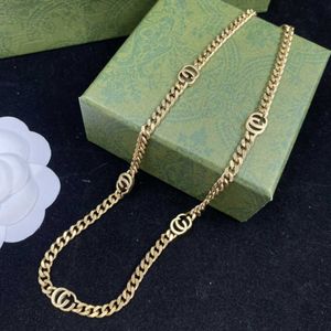 Gold Designer G Biżuteria Modna naszyjnik