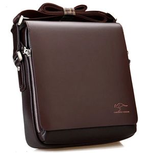 Przybyła luksusowa marka męska torba Messenger Vintage PU skórzane ramię przystojne torebki krzyżowe 240415