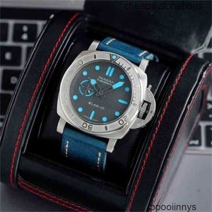 Mens Luminors Marina Watches Panerei Automatisk kronograf Automatisk mekanisk Mens Swimming Sapphire Leather Waterproof Arvurs Rostfritt stål automat