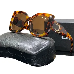 Übergroße Designerin Sonnenbrille Frau polarisierte lässige Sonnenbrille Männer Lunette de Soleil Homme tägliches Outfit Brille gute Qualität FA097 H4