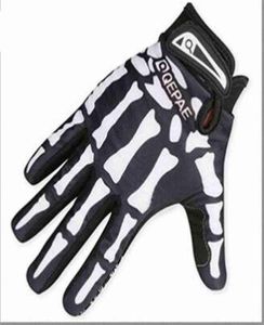 Mens Designer Biker Racing Gloves Summer Winter Five Fingers Gloves Finger Protected Skull Printed Breathable Gloves271D T220815852485104