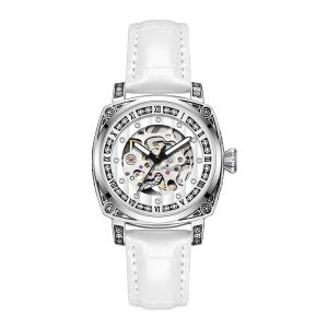 Ciloa zegarki luksusowe zegarki dla kobiet i mężczyzny wielka wielkość tarcza Luminous Diamond Retro Ladies Wriswatches Woman Belts puste zegarki mechaniczne Mody
