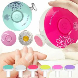 Care Electric Baby Nail Trimmer Kid Poliska do paznokci narzędzie manicure nożyczki higieny dla niemowląt Zestaw dla niemowląt paznokci noża noża dla noworodka