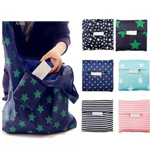 Foldable Bags Reusable Grocery Storage Eco Friendly Shopping Tote Bag 35*55Cm 0423 0425
