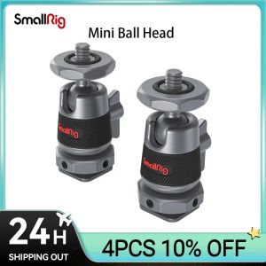 Accessoires Smallrig 1/2 PCs Mini -Ballkopf mit abnehmbaren kalten Schuhhaltermontage Monitor -Leuchten und Videozubehör zur Kamera 2948