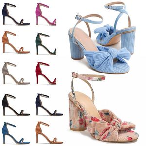 2024 Novos sapatos de slingback, cunhas femininas