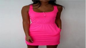 Vestidos Femel Candy Color Slim Mini Bodycon Summer Style Women Tropical Boho Clothing Brief 5xl Plus Size Casual Dresses Y2004184578156