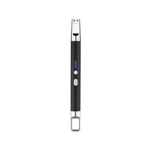 Wholesale Multifunction Custom Electric Lighter Usb Arc Lighter for Bbq Candle Cigarette Black Candle Lighters