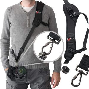 Studio Ny bärbar axel Sling Belt Neck -rem för kamera justerbar kamera axelskonhalsrem för kamera Nikon Canon -rem