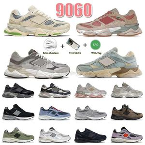 ATHLETIC 9060 OG SNEAKERS Running Shoes 990 V3 para homens Mulheres Rain Cloud Grey Sea Salt Sal