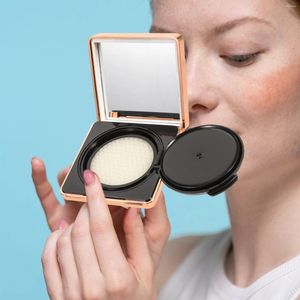 Aufbewahrung Flaschen leerer Box Travel Foundation Hülle Kompakt Make -up -Behälter Puff tragbares Verpackungsmaterial