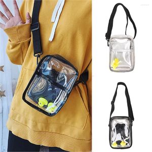 Bag Transparent For Women Clear Shoulder 2024 Female Handbags Versatile Messenger Fashion Bolsa #SRN