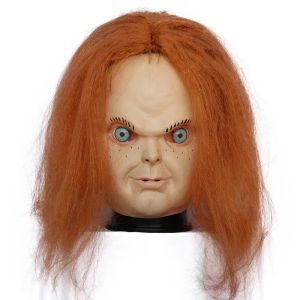 Party Masks Ghost Doll Mask Curse of Chucky Masks Halloween Scary Horror Maske Masquerade Party Cosplay Masque Mascaras De Latex Realista 2024425