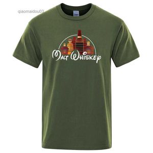 Camisetas masculinas camisetas de malte de malte alcoólatra engraçado bêbado mass de manga curta camisetas grandes tees de rua moda de rua topsl2404
