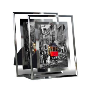 Frames Photo frame 6x4 glass photo frame is very suitable for home wedding office restaurant business silver photo frame