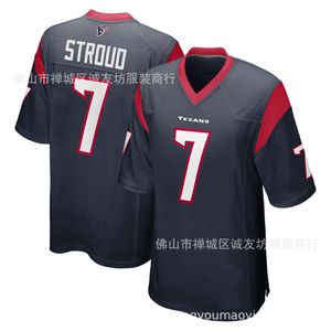 Rugby Jersey Texas 7 Dunkelblau C.J.Stroud