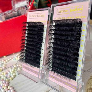 False Eyelashes ARTTRA 12 Rows/Tray Eyelash Extension C/D/CC/DD Curled 8-20MM Volume Eyelash Maquiagem Cilios for Professionals Q240425