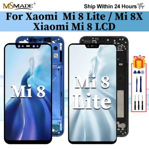 Bildschirme für Xiaomi Mi 8 LCD -Anzeige M1803E1A Touchscreen -Digitalisierer für Xiaomi Mi 8 Lite LCD MI 8x Display M1808D2TG