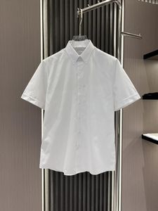 Men's Polos 2024DIKU Shirt Silk Men 2024 Summer Short Sleeve Breathable Thin Embroidery Quality Big Size M-2XL