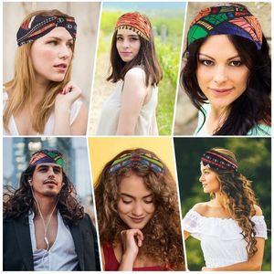 Scarves Women Ethnic Style Hair Band Foldable Headband Adjustable Strap Washable Breathable Scarf Retro Vintage Coverchief