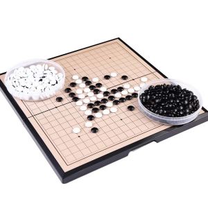 Set magnetic go game pieghevole multisize go go acrilico pezzi di scacchi in bianco e nero scacchi set bambini puzzle board game gifts