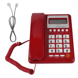 Accessories Home Hotel Wired Corded Telephone Desktop Phone Office Landline Fixed Telephone Caller ID Telephone