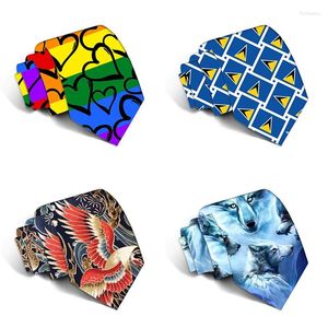 Bow Ties Design Funny Neckties For Men Cartoon Novelty Fashion Fruit Printed Neck Wedding Gift Party Accessories 5LD44