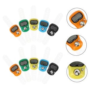 Rugby 10 Pcs Mechanic Tool Counter 5 Digit Tally Manual 10X2.5CM Hand Held Digital Abs Mechanical Fitness