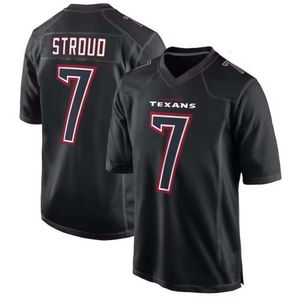 Maglie da calcio 2024 Rugby Jersey Texan 7# Black Fashion Edition Edition per uomini da uomo ricamato