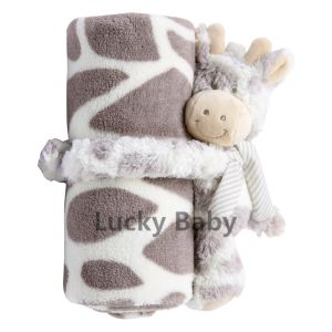 Gosta de bebê com colcha quente de boneca para roupas de cama recém -nascidas Baby Swaddle Wrap Flannel Lamb Bobet