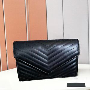 Torba designerska Women Portfel Czarna torebka torba owczacza torba kawioru Złoty łańcuch Class