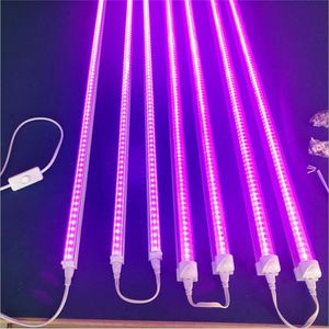 T8 LED Tubes Integrated LED UV 365-375nm 4ft 18W AC100-240V Lights 96LEDs FCC PF0.9 Blubs 1200mm 4 foot Lamps Ultraviolet Disinfection Germ Lighting Direct from China
