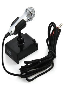 Microfono mini -condensatore karaoke registrazione per telefono cellulare computer cantare microfono microfono per laptops4500499