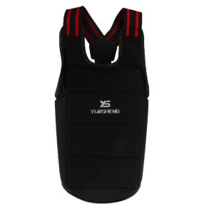 Arts MagiDeal Unisex Karate Chest Guard Taekwondo Martial Art Chest Body Protector for Boxing Sanda Training Application S/M/L/XS/XL