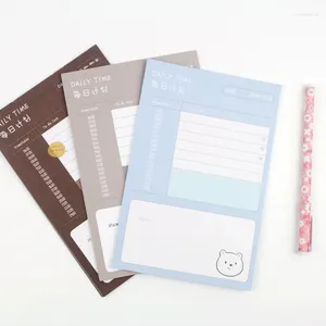 Corea Stationery Memo Notepad Day Planner Mini Notebook per Student Class Fame Reghips Plan