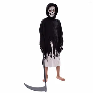 Kläder sätter kostym makeup boll 3-8y barns cosplay terror natt glöd halloween