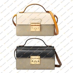 Ladies Fashion Casual Designe Luxury Padlock Mini Mini Sacks Sacks Crossbody Sudbage Messenger Bags Top Mirror качество 652683 кошелек мешочек