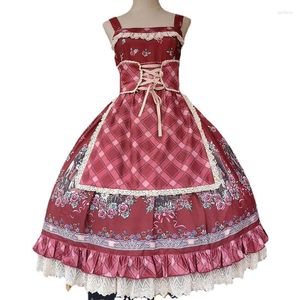 Sukienki swobodne Miss Red - Sweet Printed Lolita Jsk by Infanta