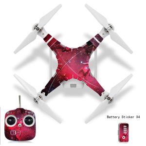 Aufkleber für DJI Phantom 3S 3SE Aufkleber Schützer Film PVC Aufkleber Remote Batterie Steuerelement wasserdicht